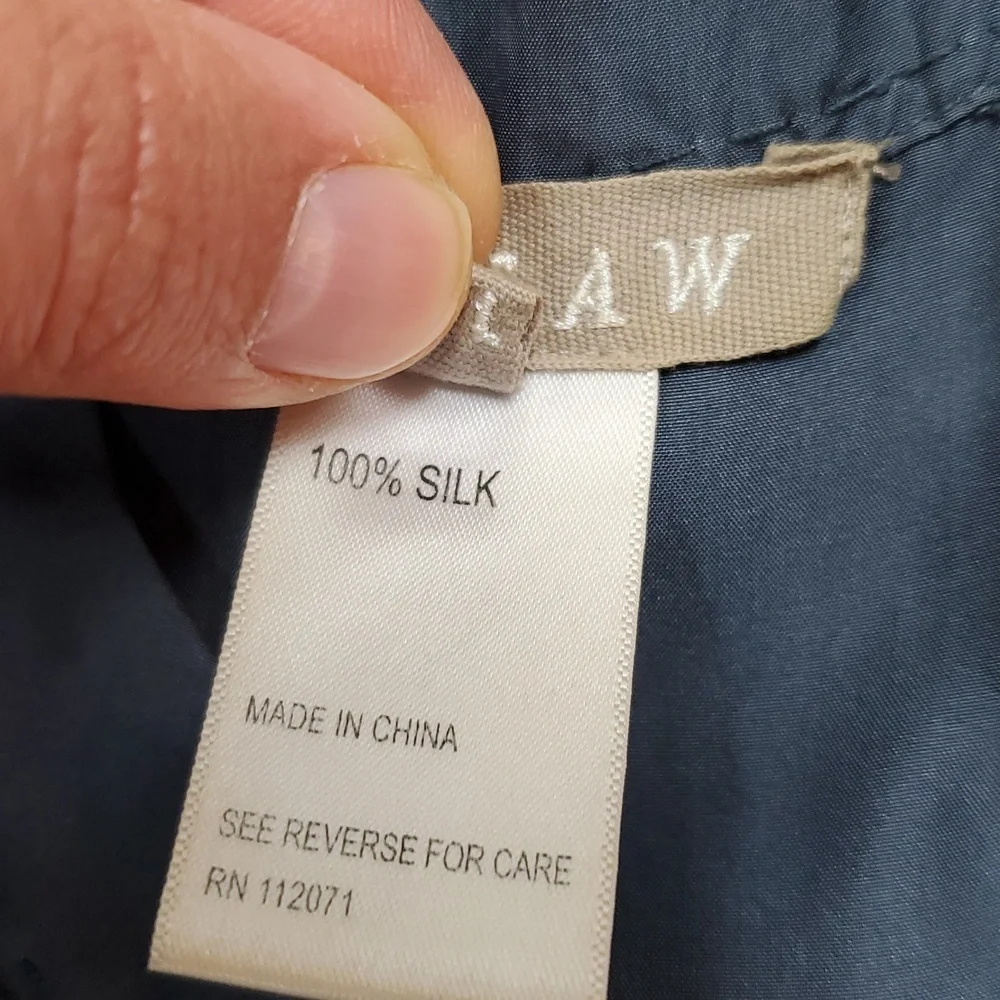 Jigsaw Silk Blue Sleeveless Tank Dress - Picture 4 of 9